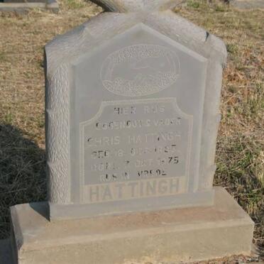 HATTINGH Chris 1895-1975