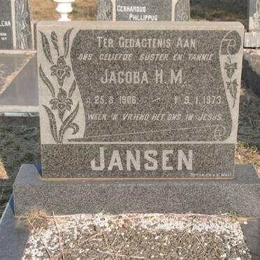 JANSEN Jacoba H.M. 1906-1973