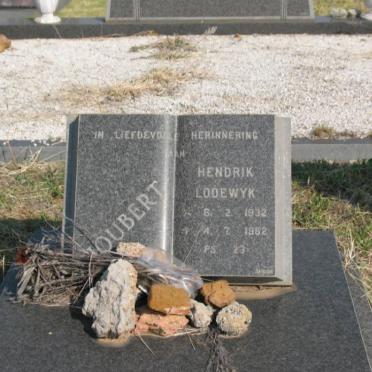 JOUBERT Hendrik Lodewyk 1932-1982