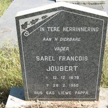 JOUBERT Sarel Francois 1879-1950