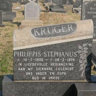 KRUGER Philippis Stephanus 1906-1979