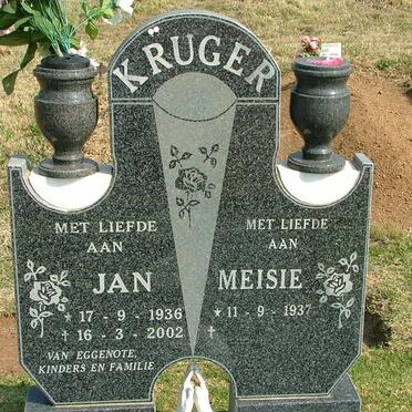 KRUGER Jan 1936-2002 &amp; Meisie 1937-