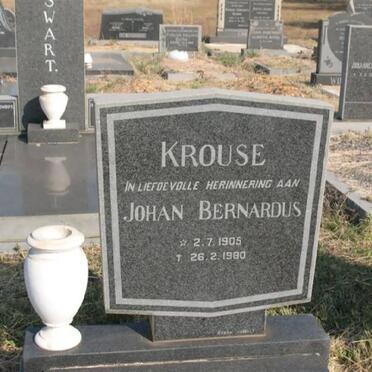 KROUSE Johan Bernardus 1905-1980
