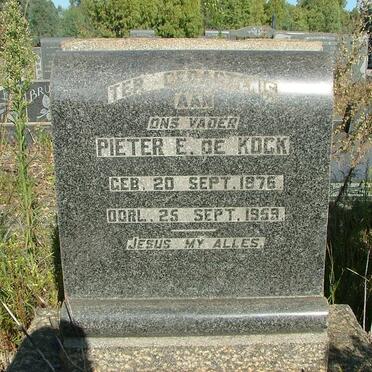 KOCK Pieter 1876-1959