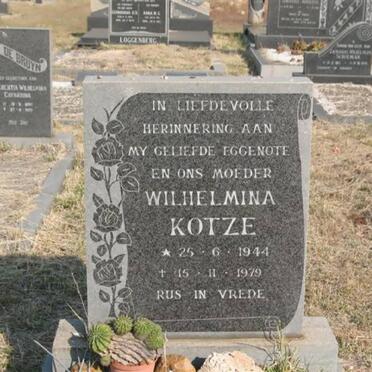 KOTZE Wilhelmina 1944-1979