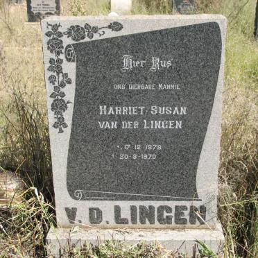 LINGEN Harriet Susan, van der 1878-1970