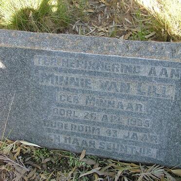 LILL Minnie, van nee MINNAAR -1935 :: VAN LILL Infant son