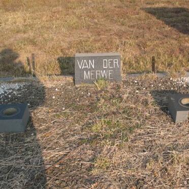MERWE, van der