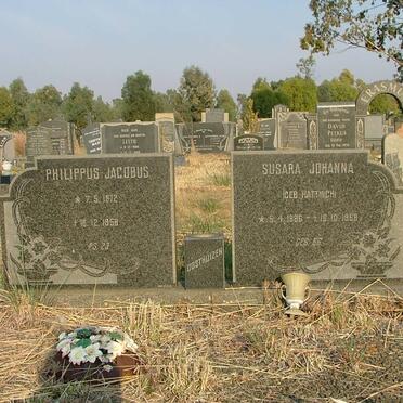 OOSTHUIZEN Philippus Jacobus 1872-1958 &amp; Susara Johanna HATTINGH 1886-1958