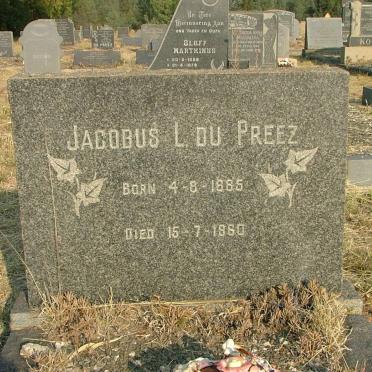 PREEZ Jacobus L. du 1885-1960