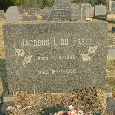 PREEZ Jacobus L. du 1885-1960
