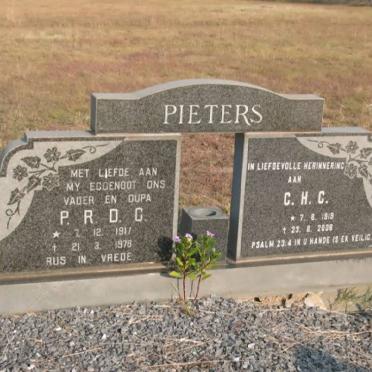PIETERS P.R.D C. 1917-1978 :: PIETERS C.H.C. 1919-2006