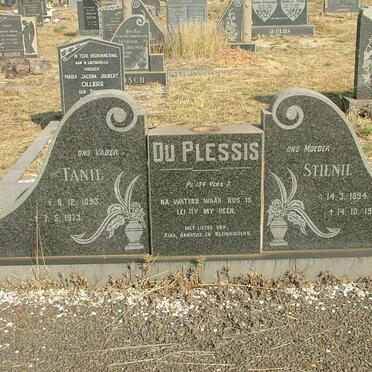 PLESSIS Fanie, du 1893-1973 &amp; Stienie 1894-1972