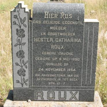 ROUX Hester Catharina nee GAUCHE 1890-1954