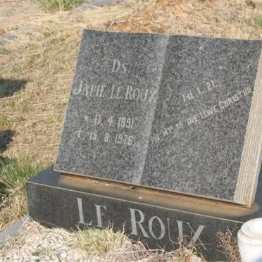 ROUX Japie, le 1891-1976