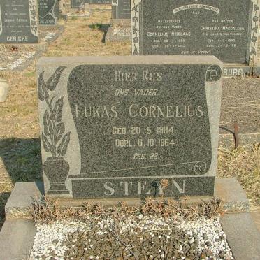STEYN Lukas Cornelius 1884-1964