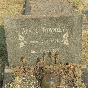 TOWNLEY Ada. S. 1876-1963
