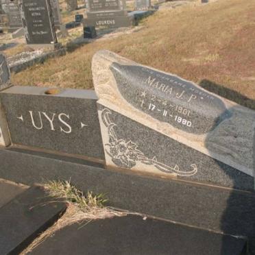 UYS Maria J.P. 1901-1980