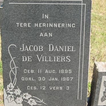 VILLIERS Jacob Daniel, de 1895-1967