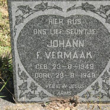 VERMAAK Johann F. 1949-1949