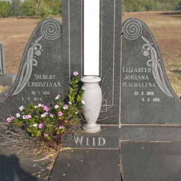 WIID Siebert Christiaan 1916-1979 &amp; Elizabeth Johanna Magdalena 1909-1995