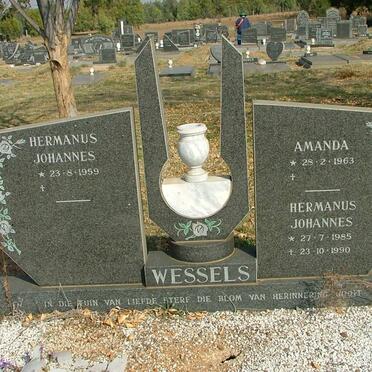 WESSELS Hermanus Johannes 1959 &amp; Amanda 1963 :: WESSELS Hermanus Johannes 1985-1990