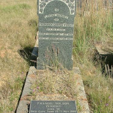 WRIGHT Frederick Gordon 1892-1923