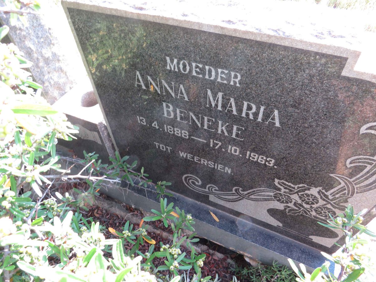 BENEKE Pieter Christiaan 1889-1962 & Anna Maria 1888-1963 _2