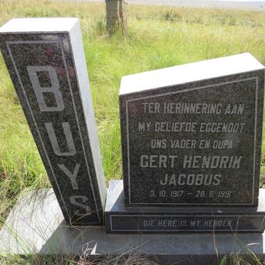 BUYS Gert Hendrik Jacobus 1917-1991
