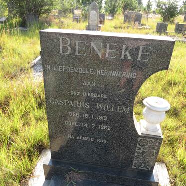 BENEKE Casparus Willem 1913-1962