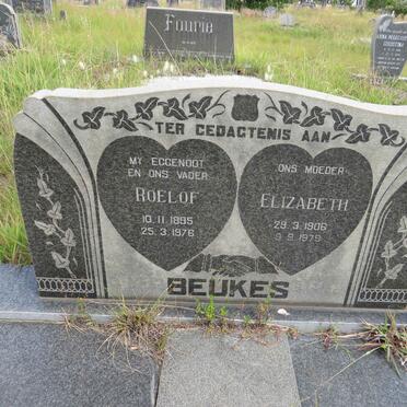 BEUKES Roelof 1895-1976 & Elizabeth 1906-1979