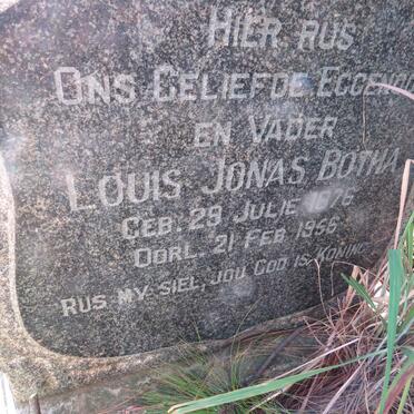 BOTHA Louis Jonas 1876-1956