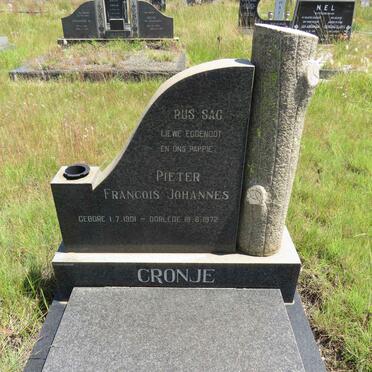 CRONJE Pieter Francois Johannes 1901-1972