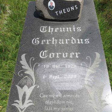 CORVER Theunis Gerhardus 1928-2009