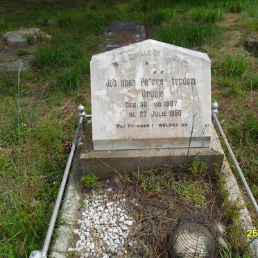 CRONJE Johannes Petrus Strydom 1867-1950