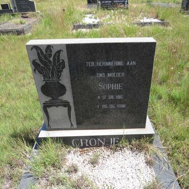 CRONJE Sophie 1915-1996