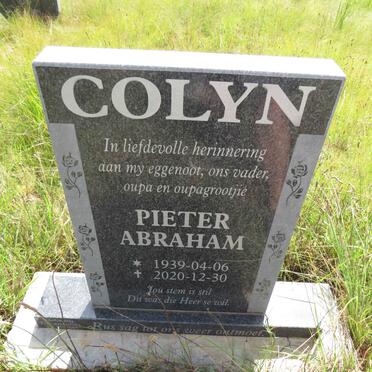 COLYN Pieter Abraham 1939-2020