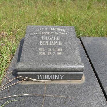 DUMINY Hilgard Benjamin 1902-1974