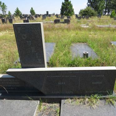 FOURIE Alex 1916-1971 & Babsie 1926-1972 _1