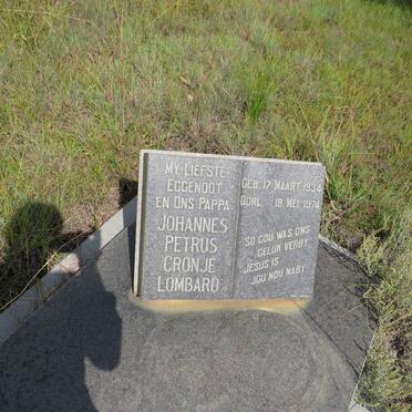 LOMBARD Johannes Petrus Cronje 1934-1974