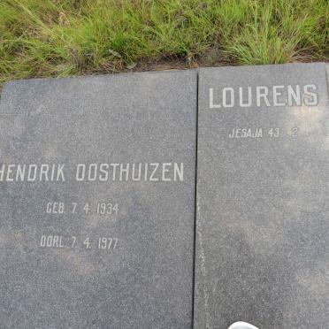 LOURENS Hendrik Oosthuizen 1934-1977 & Johanna Maria 1935- _1