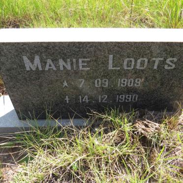 LOOTS Manie 1909-1990