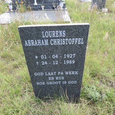 LOURENS Abraham Christoffel 1927-1989