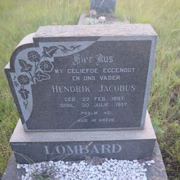 LOMBARD Hendrik Jacobus 1887-1957
