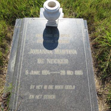 NECKER Johanna Martina, de 1904-1965