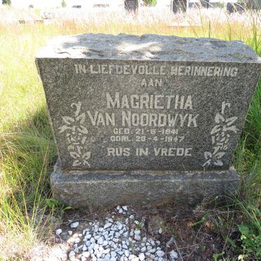 NOORDWYK Magrietha, van 1941-1947