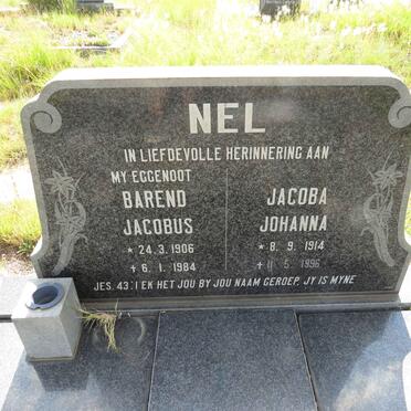NEL Barend Jacobus 1906-1984 & Jacoba Johanna 1914-1996
