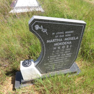 NKOSI Martha Mosela Mokoena 1950-2019