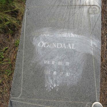 ODENDAAL Jacobus Johannes 1922-1987