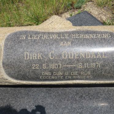 ODENDAAL Dirk C. 1907-1971